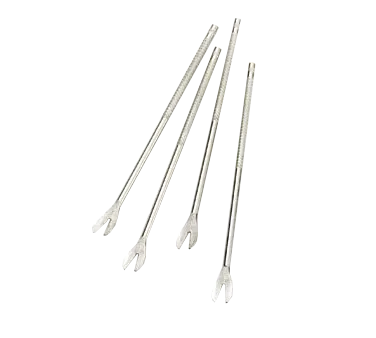 TableCraft Products 522 Lobster Pick Fork - 5-3/4" Chrome Plated, Hand Wash Only, 4/Pack