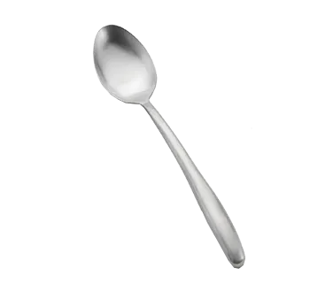 TableCraft 5333 - 13-3/4" Stainless Steel Serving Spoon, 18/8, Non-Insulated Handle, Dishwasher Safe
