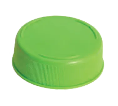 TableCraft Products 53FCAPLGN - 53mm Squeeze Bottle End Cap, Green, Dishwasher Safe, NSF - 1/Pack