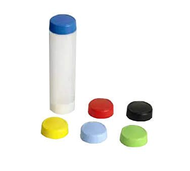 TableCraft 53FCAPY - Yellow Invertatop End Cap for 53mm Squeeze Bottles, Plastic, NSF - 1/Pack