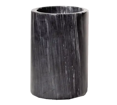 TableCraft Products 5488 Wine Bucket Cooler, 5" Diameter x 7" Height, Black Marble Construction
