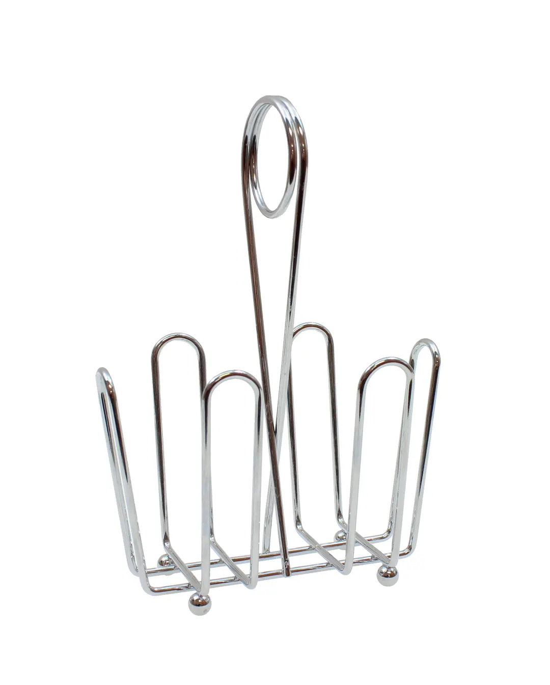 TableCraft Products 590C2 Sugar Packet Holder, 5.75"x3.25"x8.125" Chrome Plated Metal Caddy