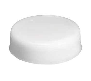 TableCraft Products 63FCAP Squeeze Bottle End Cap, Fits 63mm Clear White Bottles, Dishwasher Safe NSF
