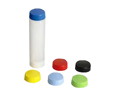 TableCraft Products 63FCAPLGN Green 63mm Squeeze End Cap, Plastic, NSF Certified - Pack