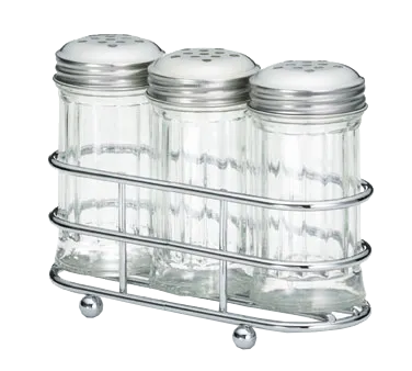 TableCraft Products 659T-1 Cheese Shaker, Perforated Stainless Steel Top, Dishwasher Safe - Dozen