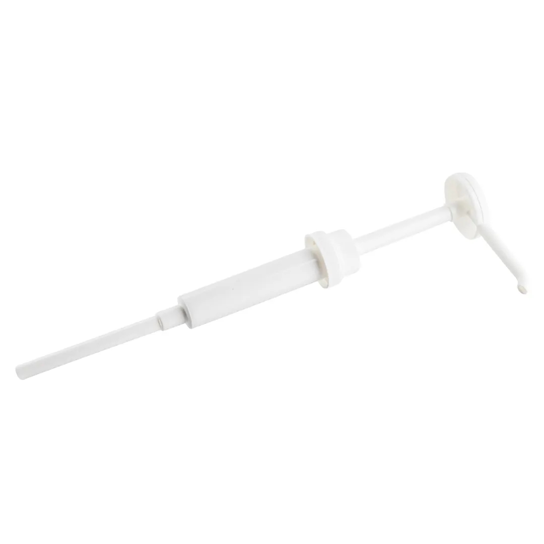 TableCraft Products 66238-100 Pump, 13-22/25" W x 4-3/4" D x 1-1/5" H, White, Dip Tube, 38mm Snap Top