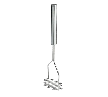 TableCraft Products 7412 Potato Masher, 13-1/2" O.A., 4-1/2" Diamond Face, Stainless Steel Handle