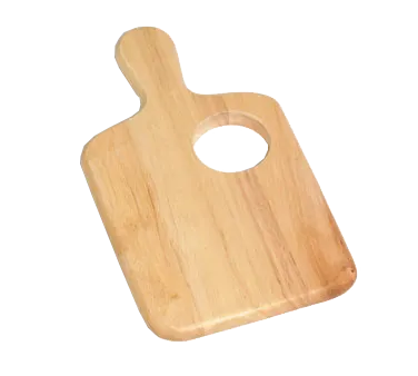 TableCraft Products 79A - Wooden Bread Board, 13-1/2" x 7-1/2" x 3/4", 4" Handle, Natural