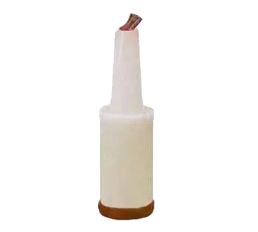 TableCraft Products 8032BR PourMaster Unit, 32oz/1qt, Brown Polyethylene, Dishwasher Safe, BPA-Free