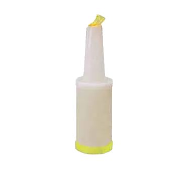 TableCraft Products 8032Y PourMaster Complete Unit, 32oz/1qt, Yellow, Polyethylene, BPA Free