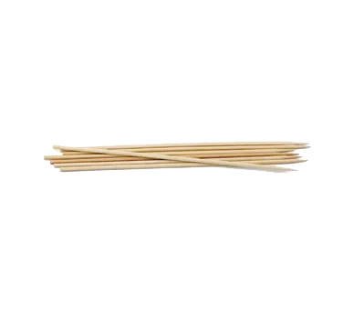 TableCraft Products 906 - 6" Bamboo Food Picks, 3mm Thick, Cash & Carry Skewers, 1 Pack