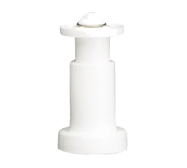 TableCraft 90ST Squeeze Bottle Cap Top - Clear/White, Made in USA, Fits 90S Condiment Dispenser