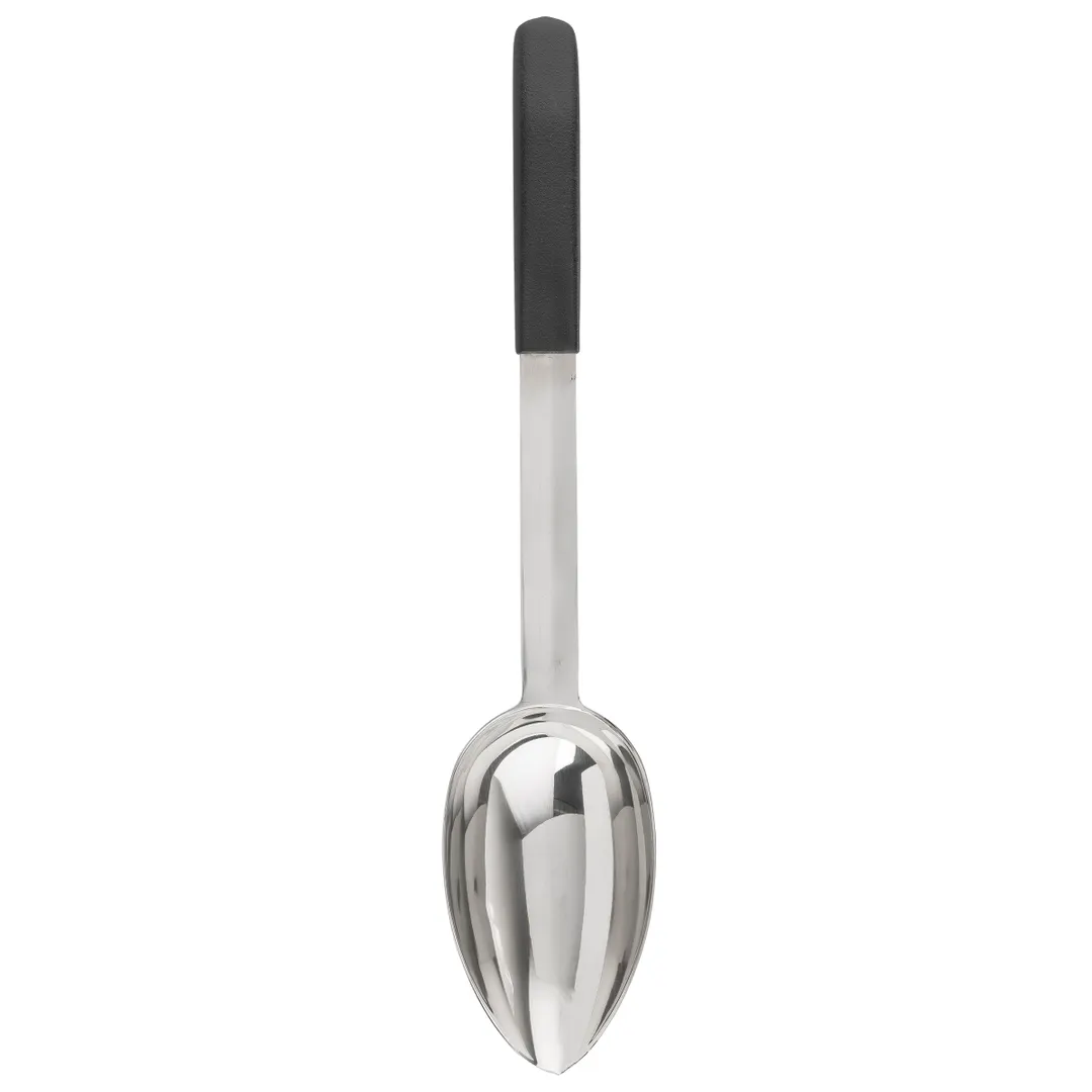 TableCraft AM5343BK 4oz Antimicrobial Spoon, 14-5/8" x 3" x 1-1/8", 18-8 Stainless Steel, Black