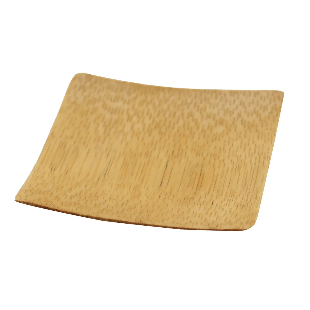 TableCraft Products BAMDSBAM2 - Bamboo Square Platter, 2" x 2", 1/2 oz., Biodegradable, 48/Pack