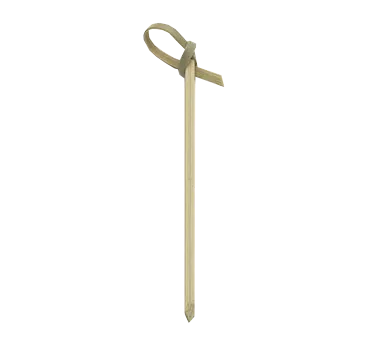 TableCraft Products BAMK35 - Knot Picks, 3½" Bamboo Skewers, 2"-3" Length, Finish - 100/Pack