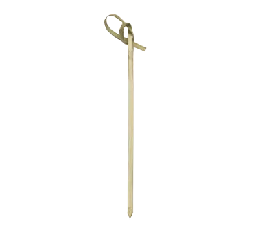TableCraft Products BAMK45 - Knot Picks, 4-1/2" Bamboo Skewers, 4"-6" Size, Natural Finish - 100/Pack
