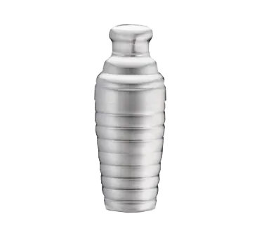 TableCraft BH377 Beehive Bar Shaker Set, 24 oz, Stainless Steel, 3-Piece, Dishwasher Safe - 1/Set