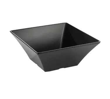 TableCraft Products BKMB94 - Bowl, 3.75 Qt (10" x 10" x 4"), Black Melamine, 212°F Safe