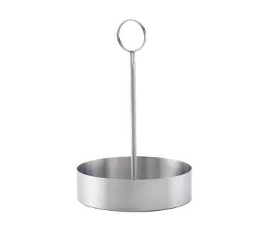 TableCraft BRDIA679 Caddy - 6-7/8" Dia. x 10" H, 18/8 Stainless Steel, Brushed, 1 Compartment