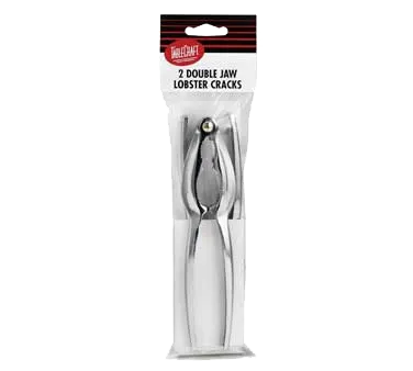 TableCraft Products C514 Double Jaw Lobster Cracker Chrome Plated Metal - 2/Pack