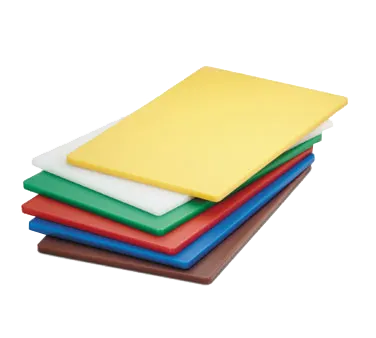 TableCraft CB1218BRA Cutting Board, 12" x 18" x 1/2", Brown Polyethylene NSF, Dishwasher Safe