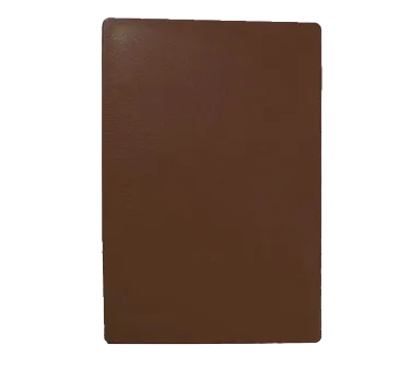 TableCraft CB1218BRA Cutting Board, 12" x 18" x 1/2", Brown Polyethylene NSF, Dishwasher Safe
