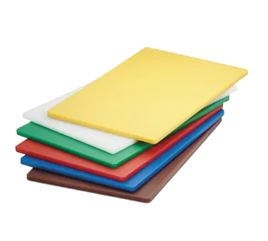 TableCraft Products CB1218YA Cutting Board, 12" x 18" x 1/2", Yellow Polyethylene, NSF
