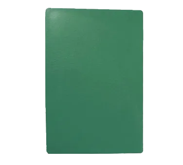 TableCraft Products CB1520GNA - 15" x 20" x 1/2" Green PE Cutting Board, Dishwasher Safe, NSF