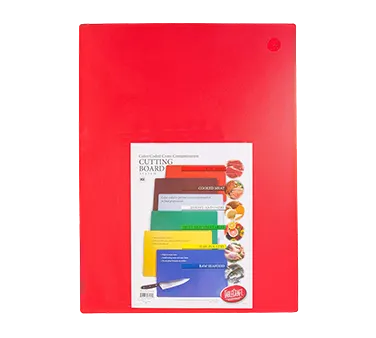 TableCraft Products CB1520RA - 15" x 20" x 1/2" Red Poly Cutting Board, NSF