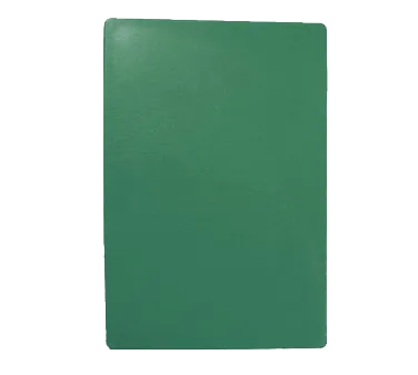 TableCraft CB1824GNA Green 18" x 24" ½" Polyethylene Cutting Board, NSF, Dishwasher Safe