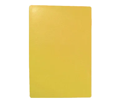 TableCraft Products CB1824YA Cutting Board, 18" x 24" x 1/2", Yellow, Polyethylene, NSF - Dishwasher Safe