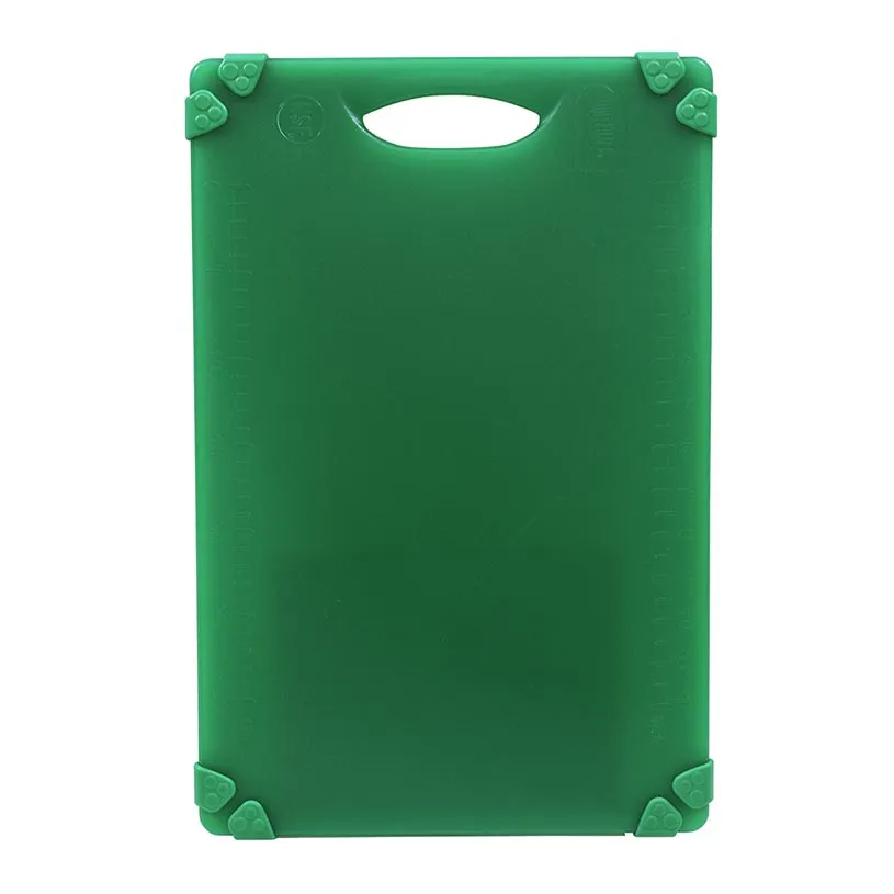 TableCraft Products CBG1218AGN Grippy Cutting Board, 12" x 18" x 1/2", Green Plastic, NSF