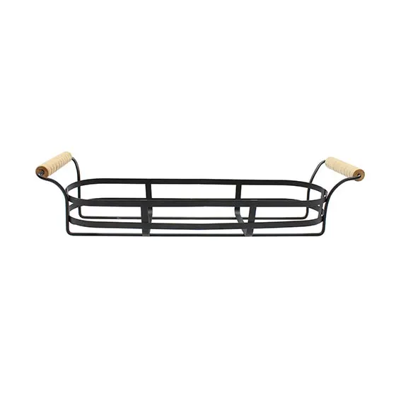 TableCraft Products CJS12R Jar Wire Rack, 18-1/4" x 5" x 4-1/2", Holds 4 CJS12 Jars, Metal Handles