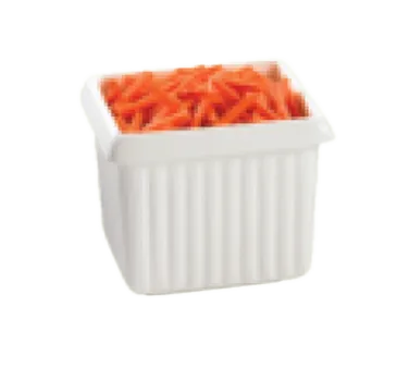 TableCraft Products CW1520R Server Bowl, 1-3/8 Qt Red Aluminum 6" x 5" x 5", Cold to -20°F, NSF