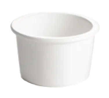 TableCraft CW1665X 1 Qt Crock, 4¾" Dia x 5" H, Orange Aluminum, NSF, Hold -20°F, Dishwasher Safe