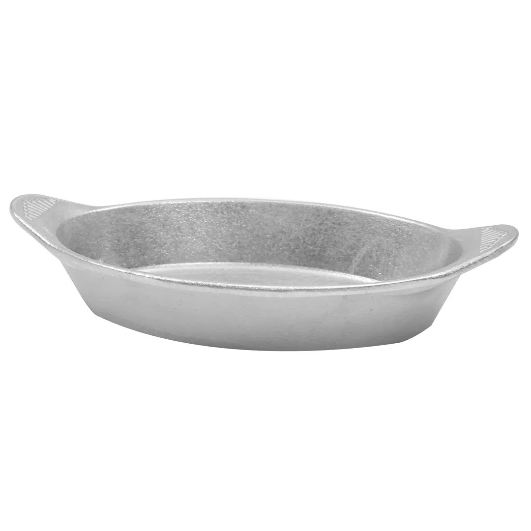TableCraft CW1730N Oval 24oz Serving Dish, 11-1/2" x 6" x 2", Cast Aluminum, NSF