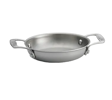 TableCraft CW2054 Casserole, 6" Dia. 2" Depth, 31 oz, Stainless/Aluminum, Induction & Oven Safe 500°F