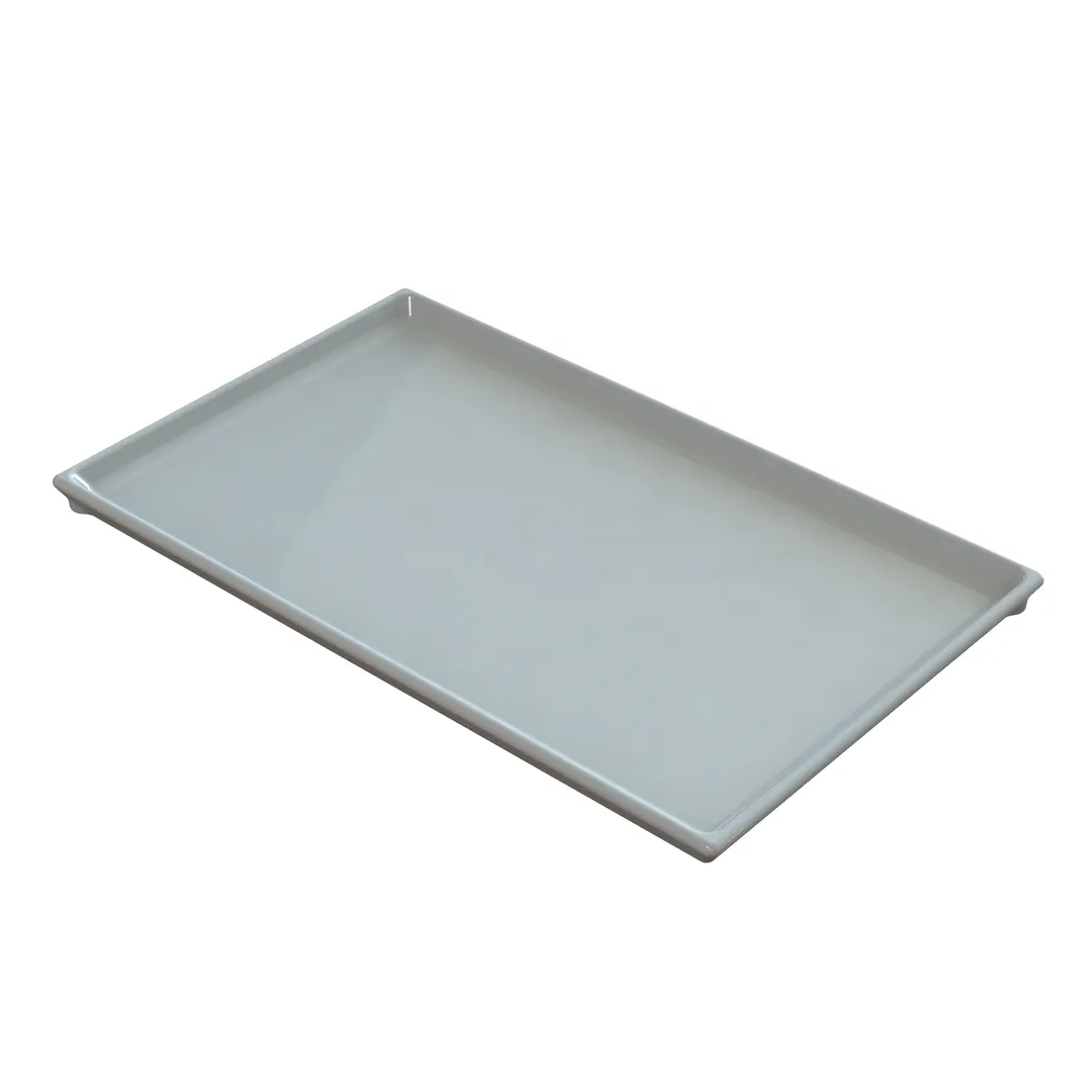 TableCraft CW2115GY Cooling Plate Tray 10-1/2" x 6-1/2" Gray Cast Aluminum Cold Holding Dishwasher