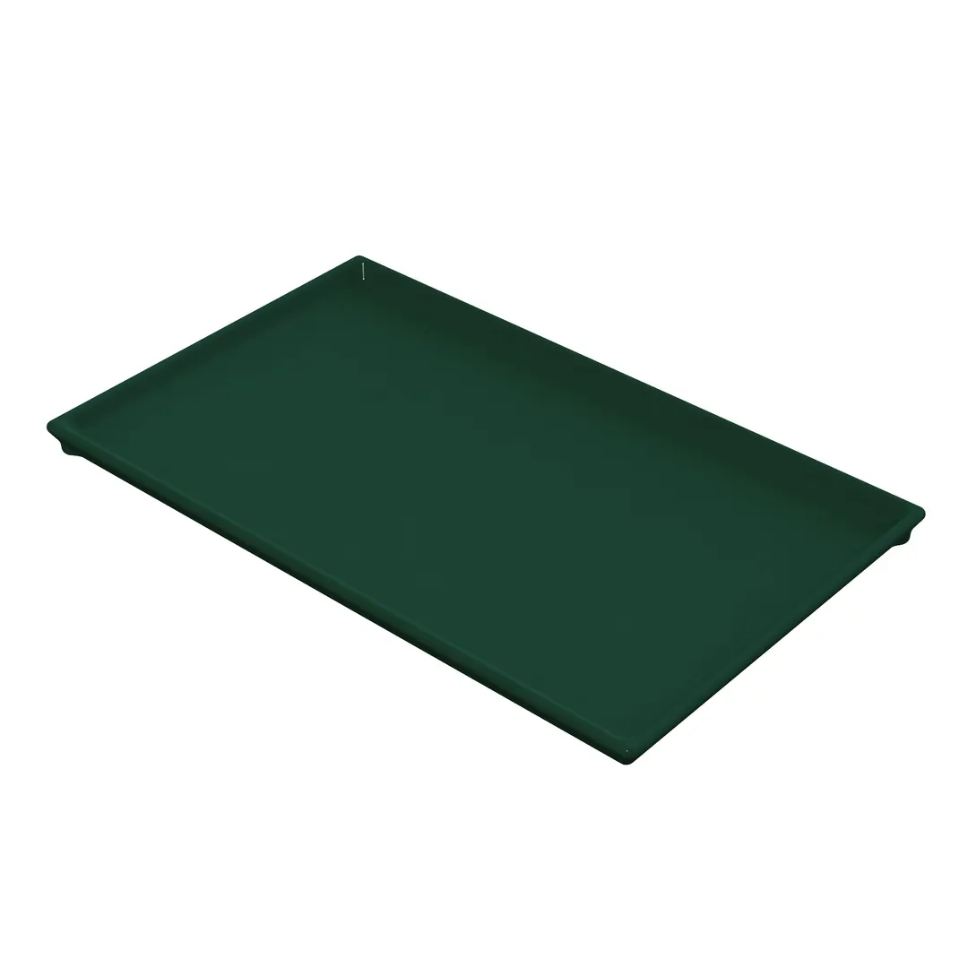TableCraft CW2115HGN - Hunter Green 10-1/2" x 6-1/2" x 1/2" Cooling Tray, Aluminum, Dishwasher‑Safe