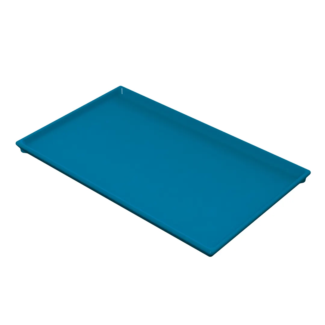TableCraft CW2115SBL Cooling Plate Tray, 10-1/2" x 6-1/2" x 1/2", Sky Blue Aluminum, Cold Holding