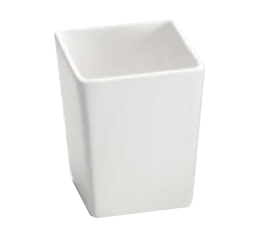 TableCraft CW4012CP 1.5 qt Square Aluminum Bowl, 4-3/4" x 4-3/4" x 6", Copper, Duracoat, NSF
