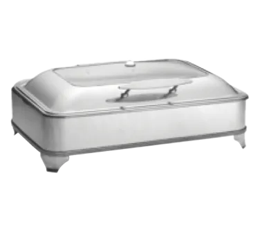 TableCraft CW40160 9-Qt Electric Stainless Steel Chafing Dish, 23" x 17" x 6", 700W Heater