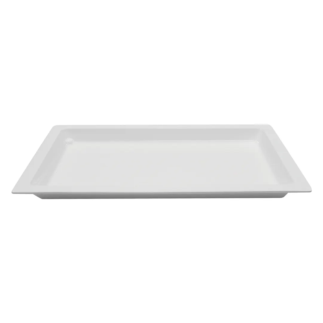 TableCraft CW4048BR 4-Qt Aluminum Food Pan, 21" x 12-7/8" x 1-1/2", Brown, NSF, Dishwasher Safe