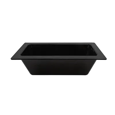 TableCraft CW4056CBL - 2-1/2 Qt Aluminum Food Pan, 12-7/8" x 7", 4" Deep, Cobalt Blue