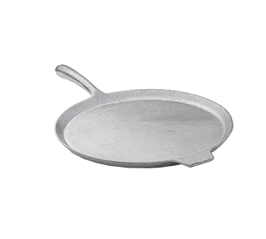 TableCraft CW4120GY Pizza Pan – 12" Round, 1/2" Thick, Grey Cast Aluminum, Cold Dishwasher‑Safe, NSF
