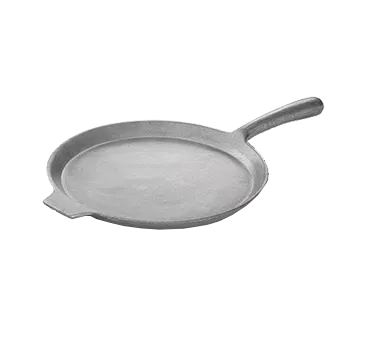 TableCraft CW4130SNX Pizza Pan – 10" Round, Sunset Orange, Duracoat Cast Aluminum, Handle, NSF