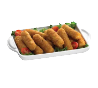 TableCraft CW4212SNX Charbroiler Tray, 7-1/2" x 5-1/8" Rectangular, Orange Aluminum, Cold Holding