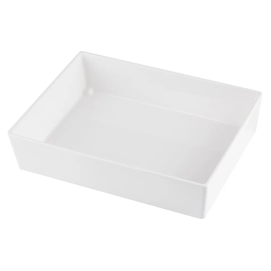 TableCraft CW5004N 5-Qt Aluminum Food Pan, 12-3/4" x 9-1/2", 3" Deep, Natural, Cold Hold