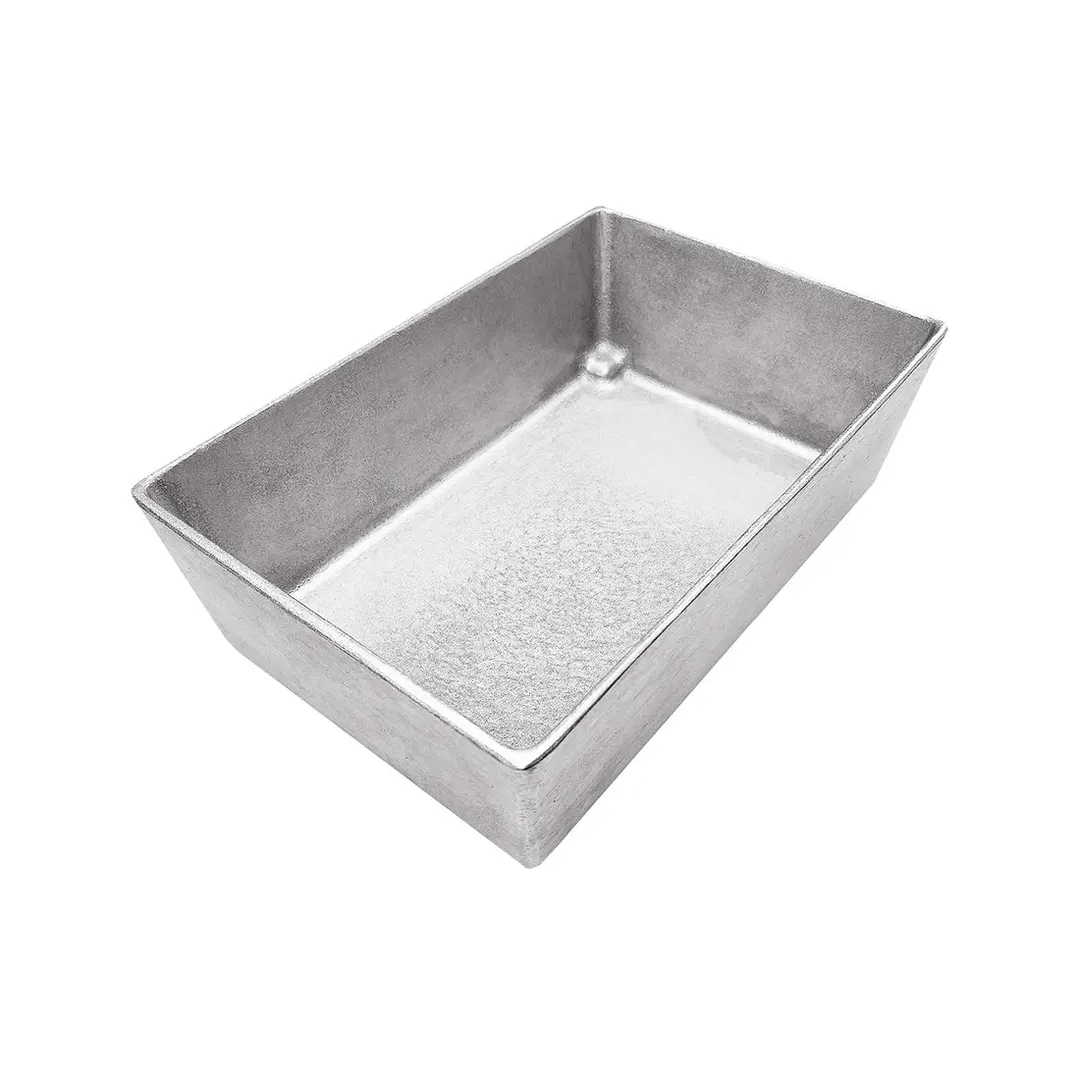 TableCraft CW5024N 2.5‑Qt Aluminum Food Pan – 9-1/2" x 6-3/8" x 3", Natural, NSF