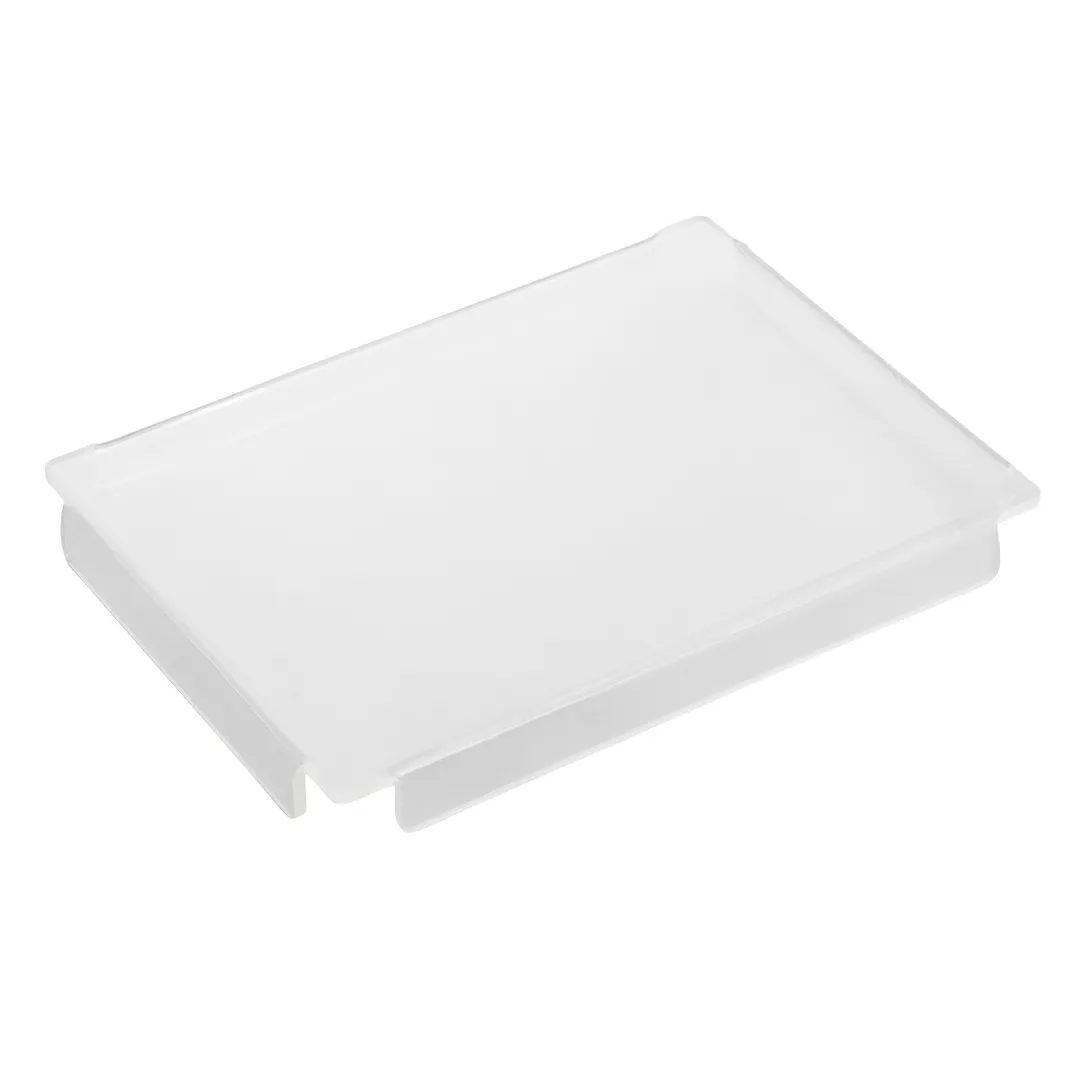 TableCraft Products CW5032 Acrylic Flat Half-Size Pan Cover 13-1/2"x10"x1", Fits CW5004/5006 Bowls